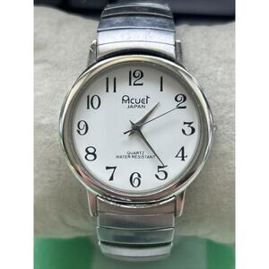 Acuet Japan Silver Tone Women’s Quartz Watch